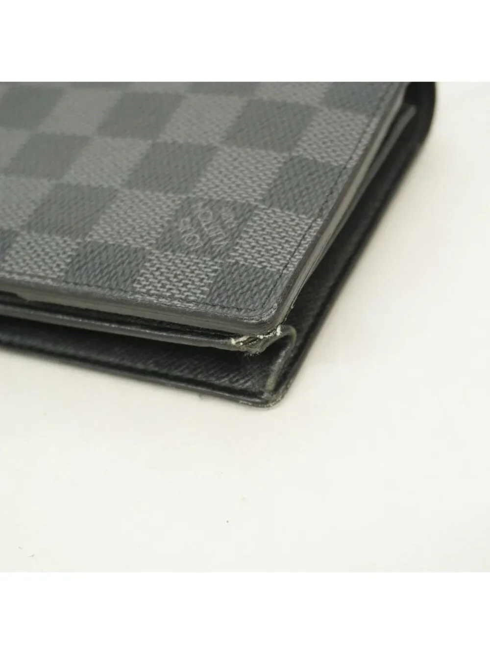 Louis Vuitton Wallet Damier Graphite Portefeuille Columbus Black Gray